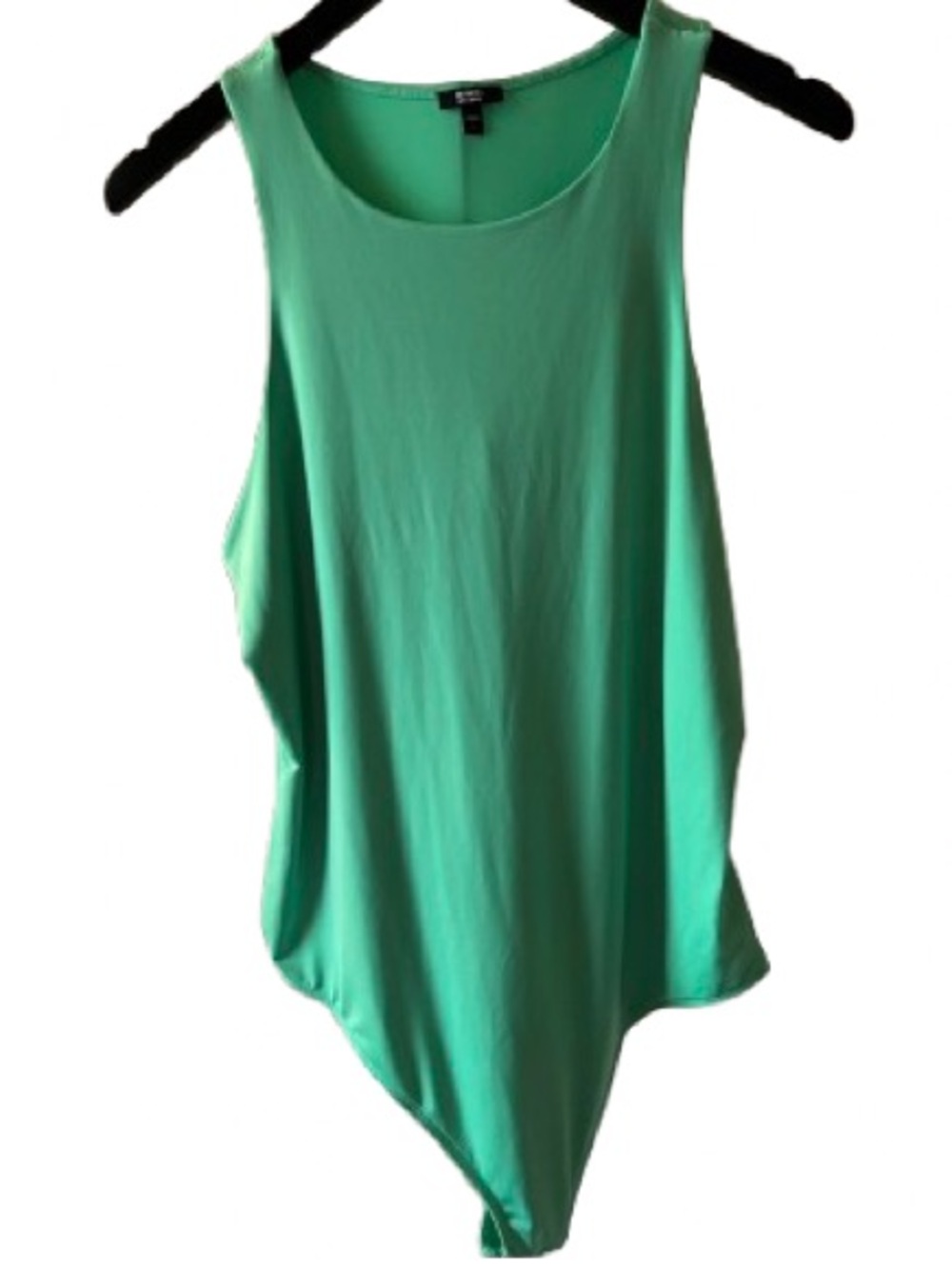 Express Green Sleeveless Thong Bodysuit. L. Express